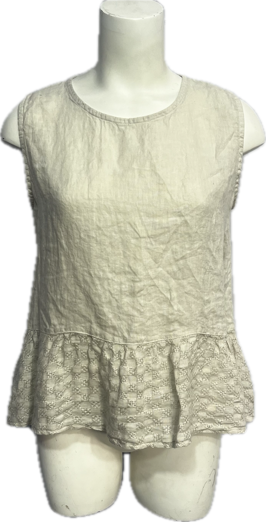 Linen Embroidered Tank