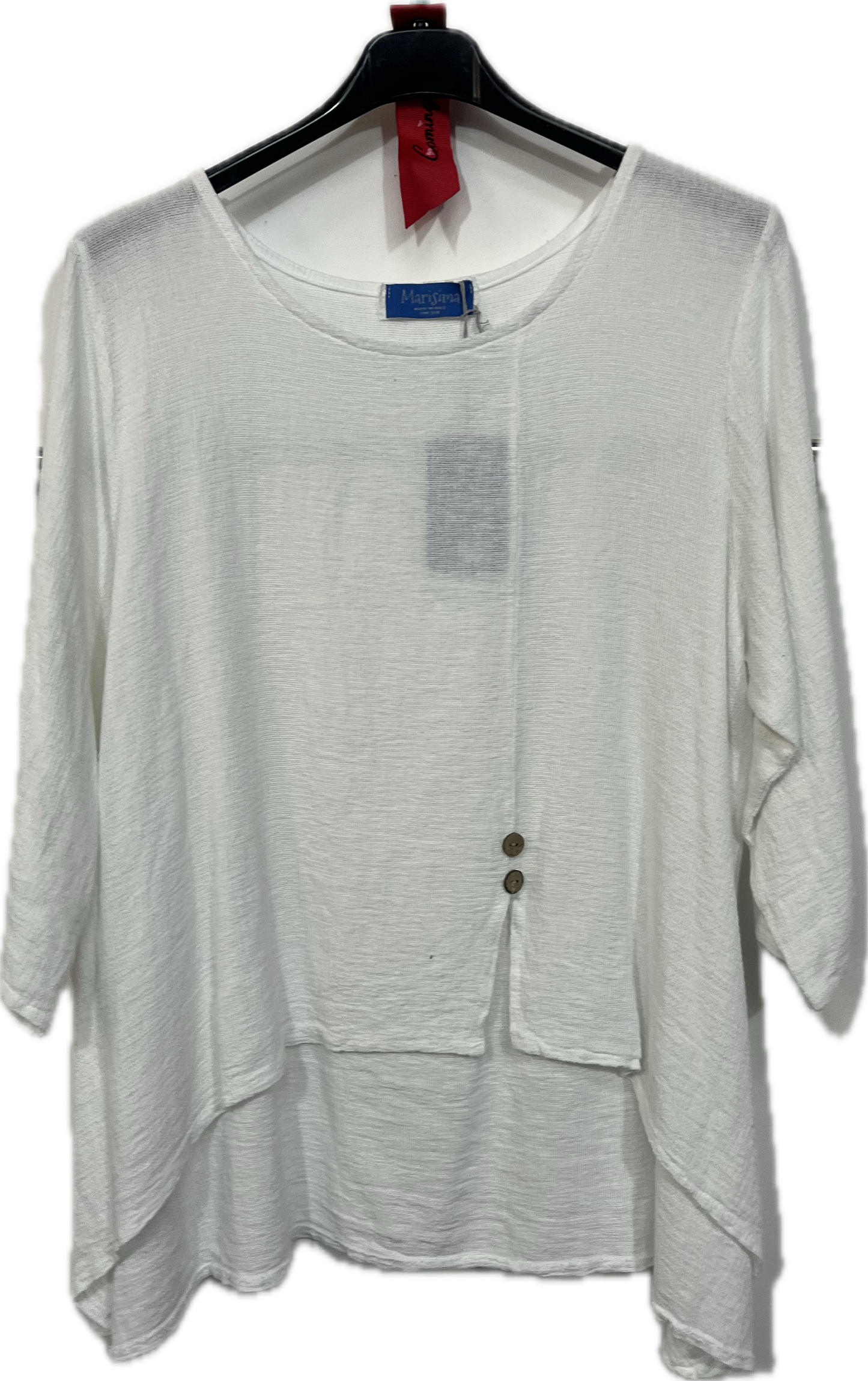 Gauze Button Top
