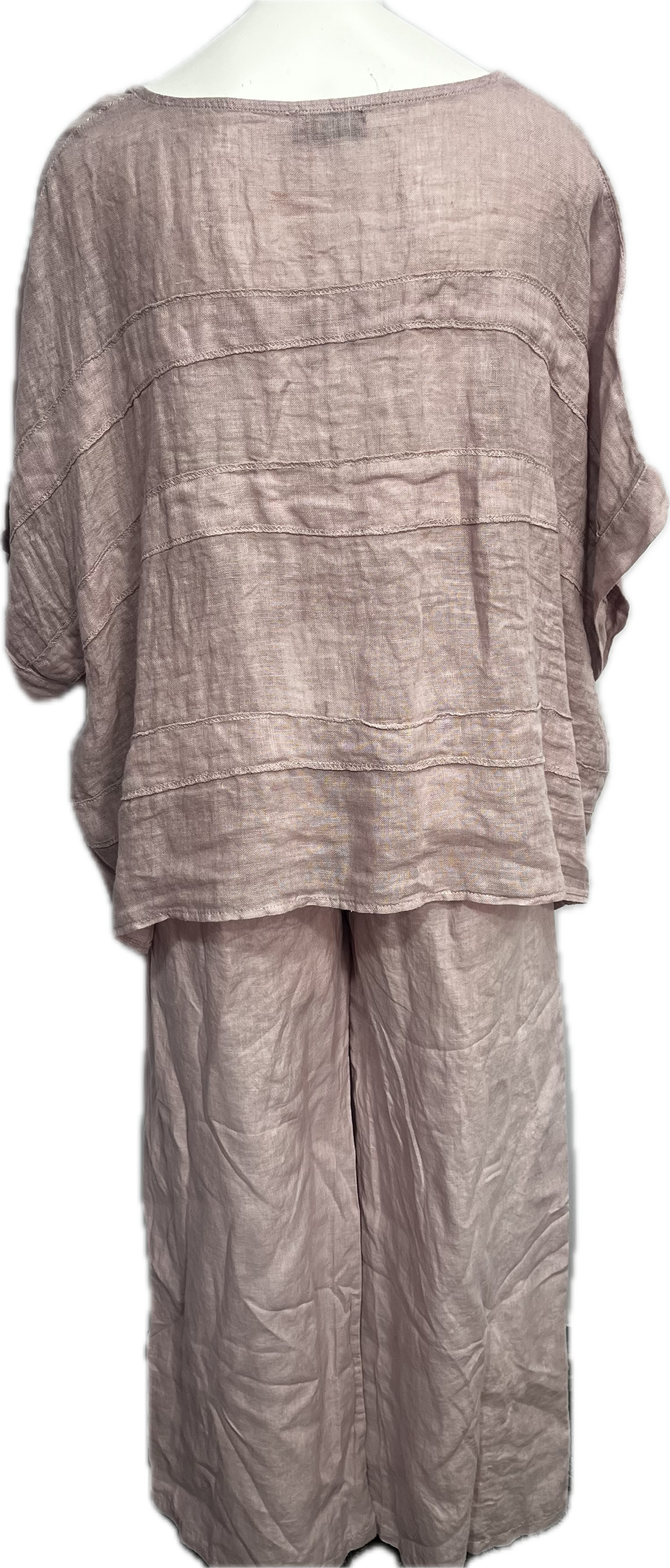 Two Tiered Linen Top