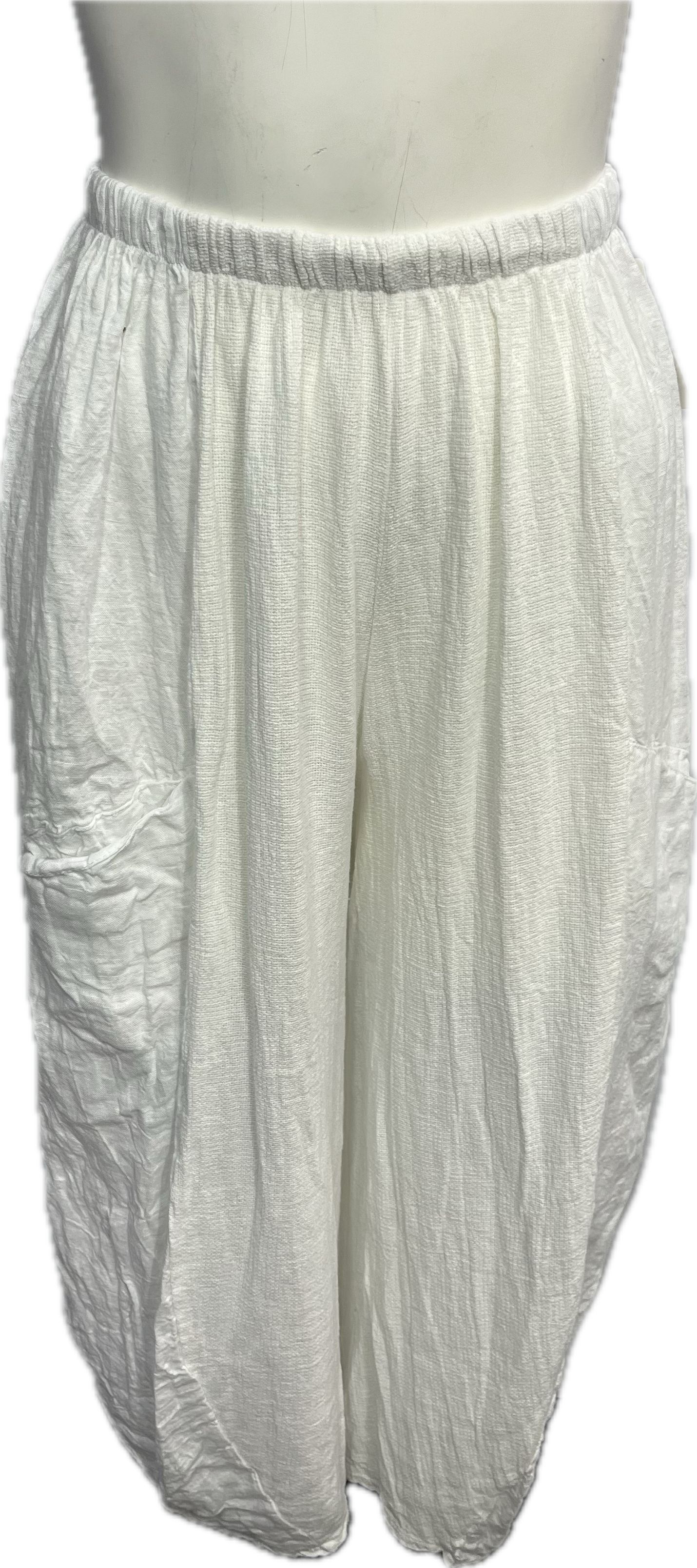 Gauze/Linen Gaucho Pant