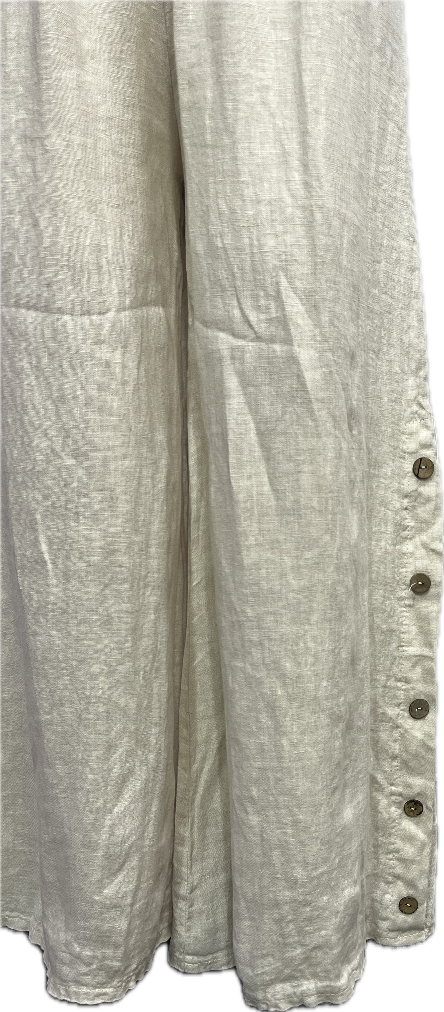 Linen Button Pants