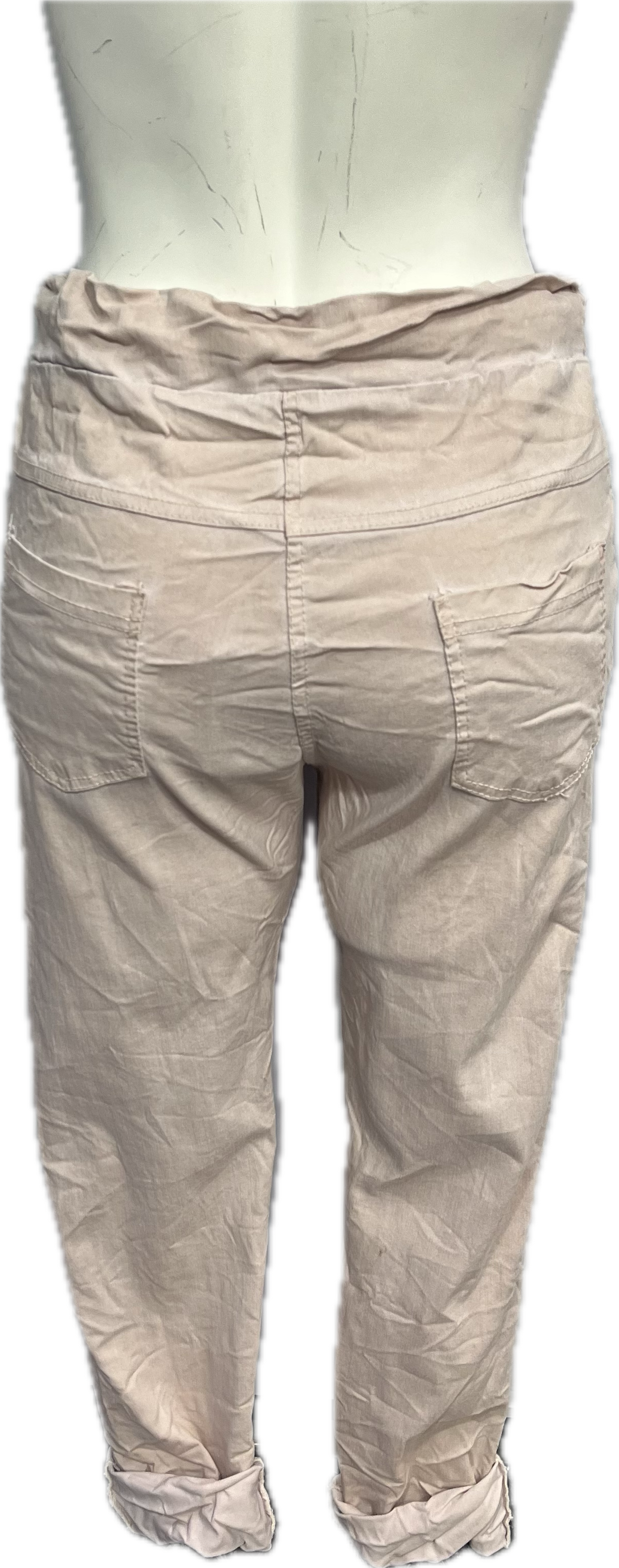 Washed Stretch Pants