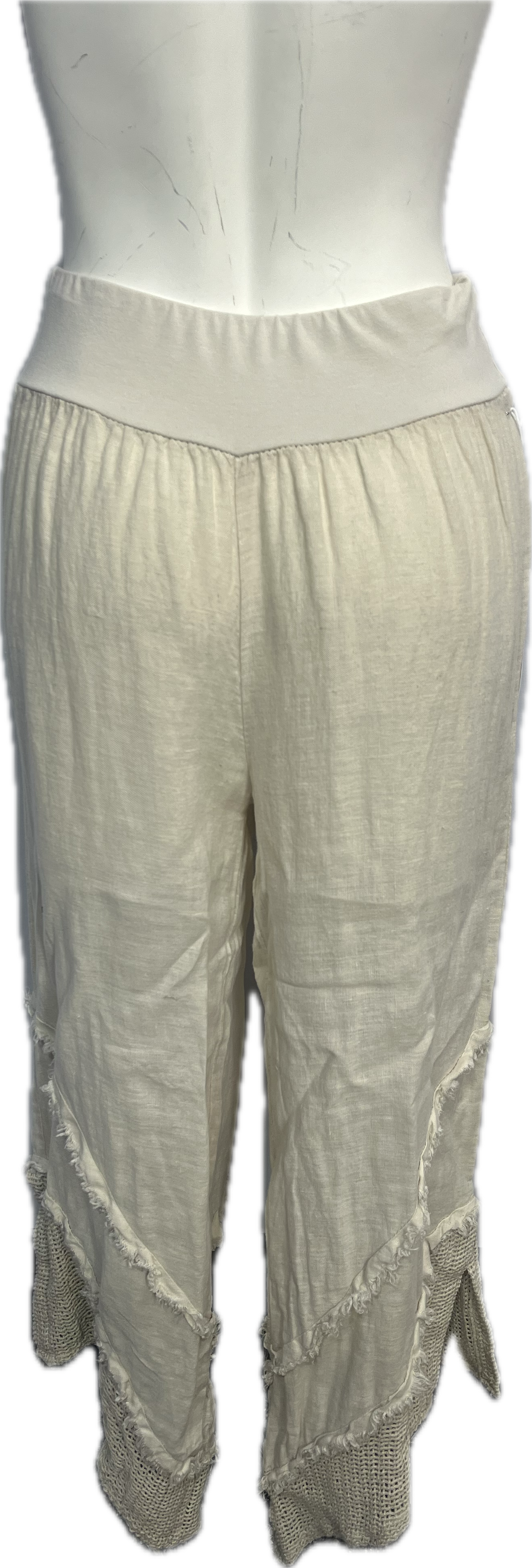 Crotched Linen Pants