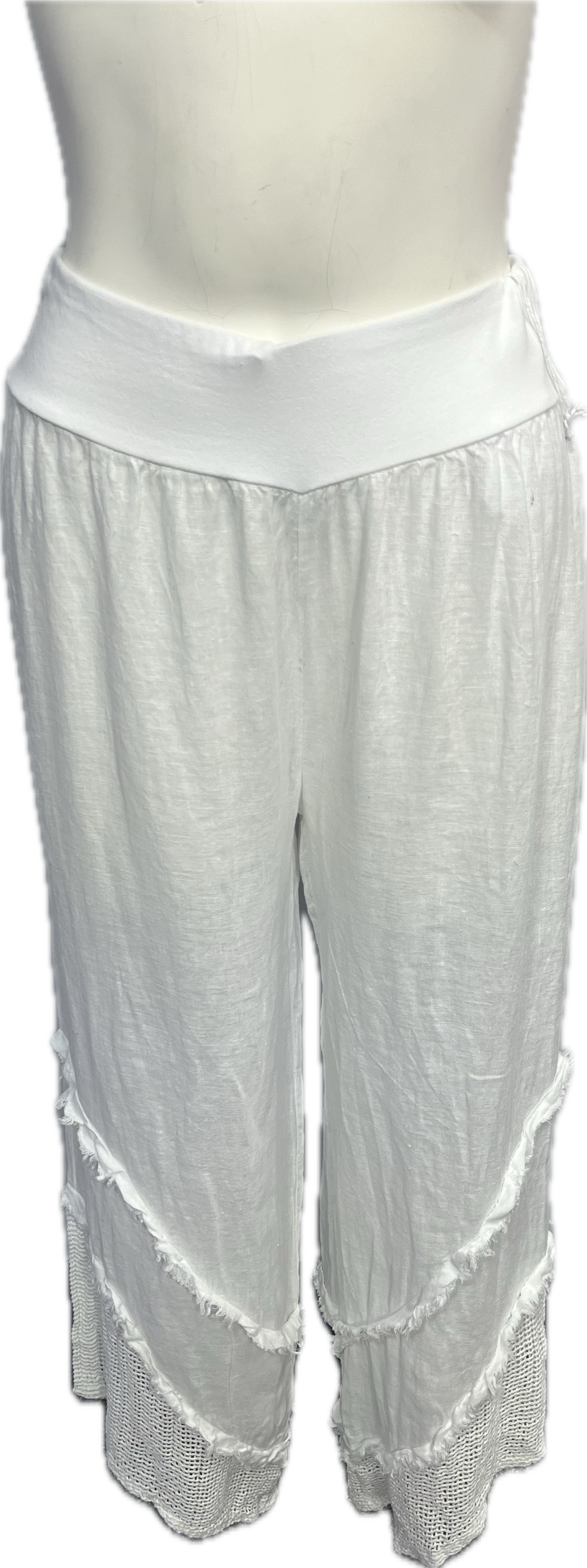 Crotched Linen Pants