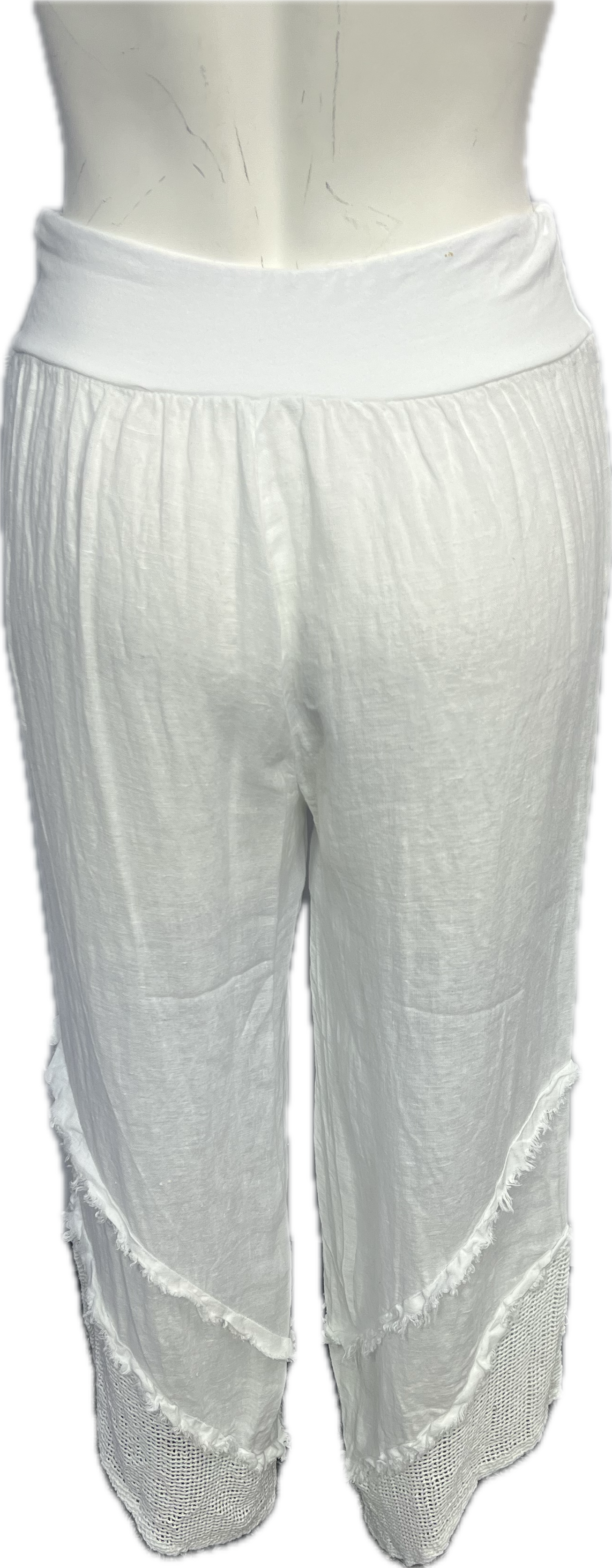 Crotched Linen Pants