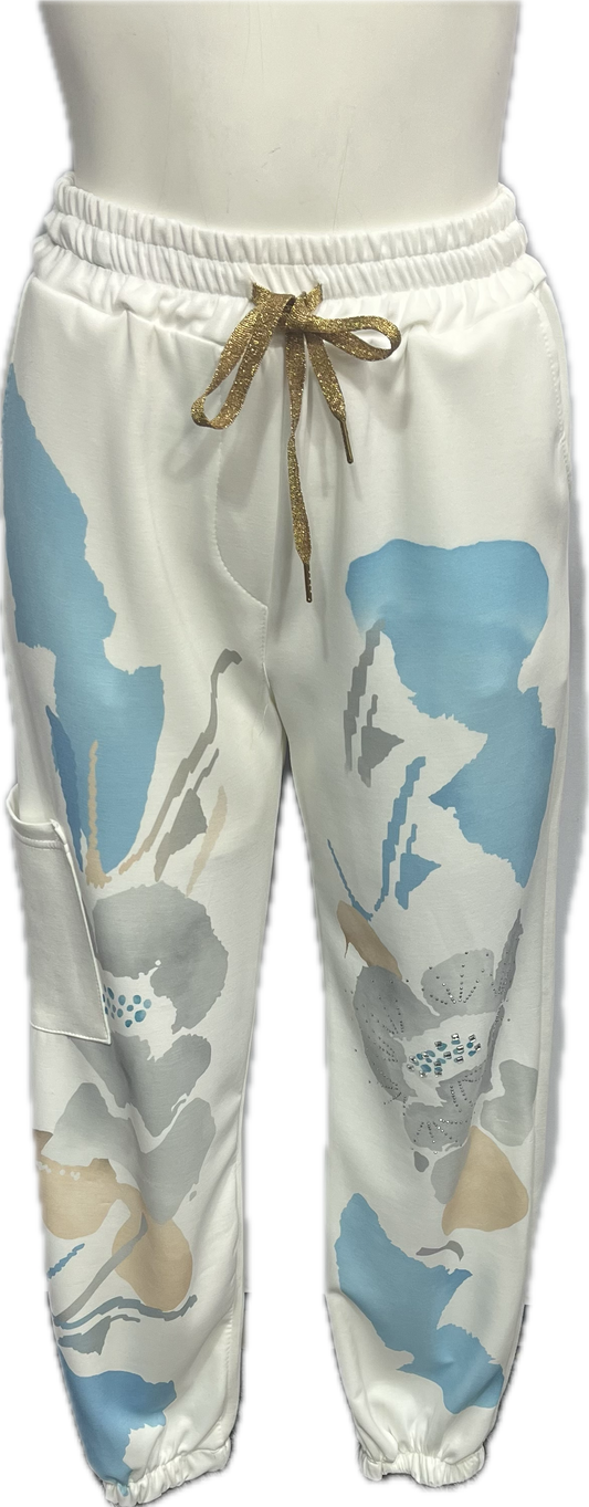 Painted Petals Sequin Pant