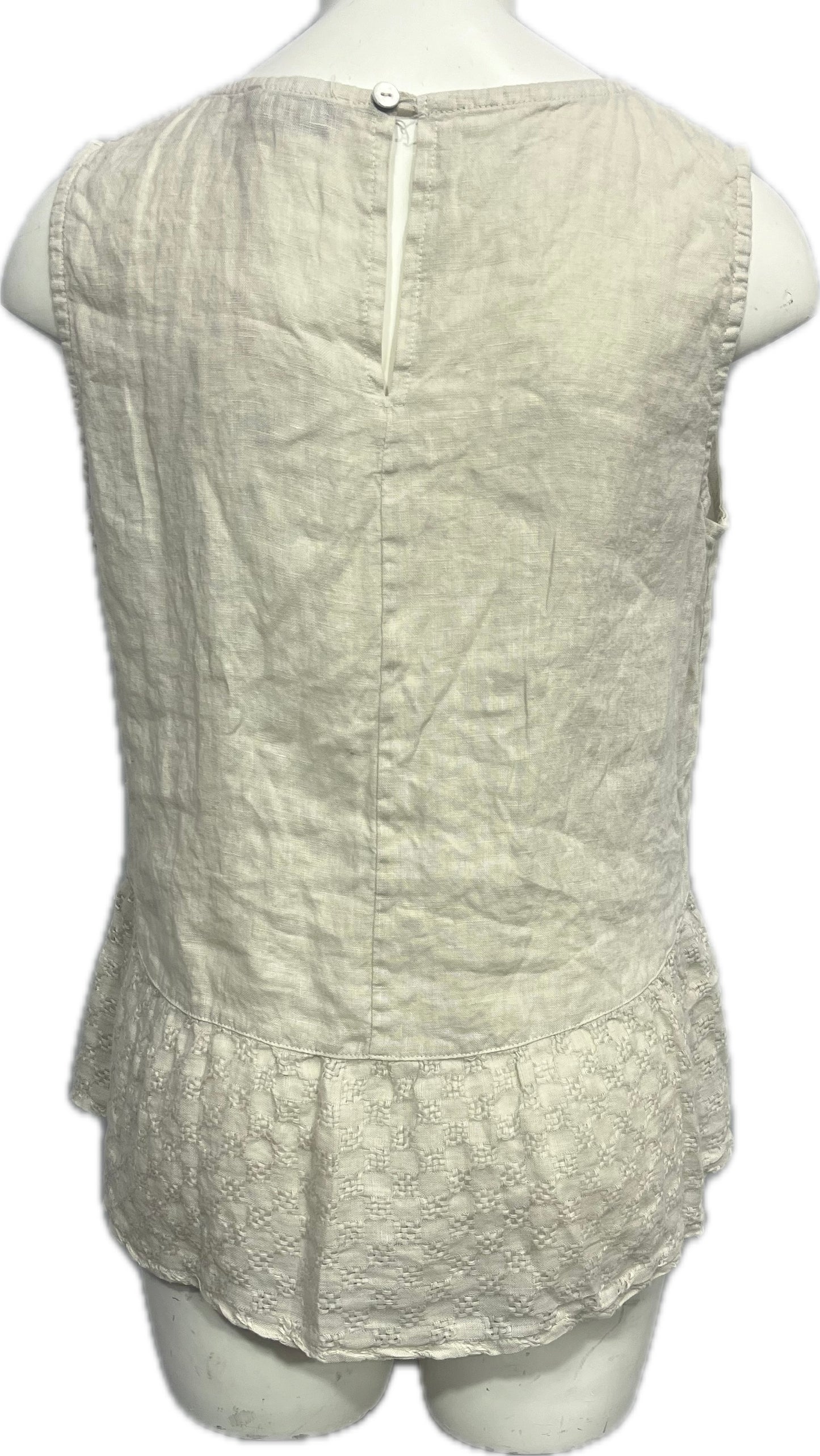 Linen Embroidered Tank