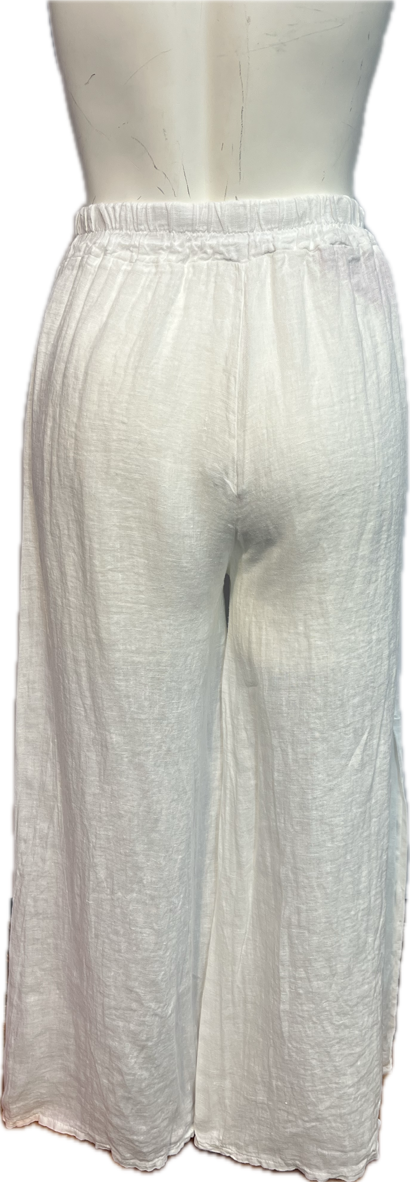 Linen Button Pants