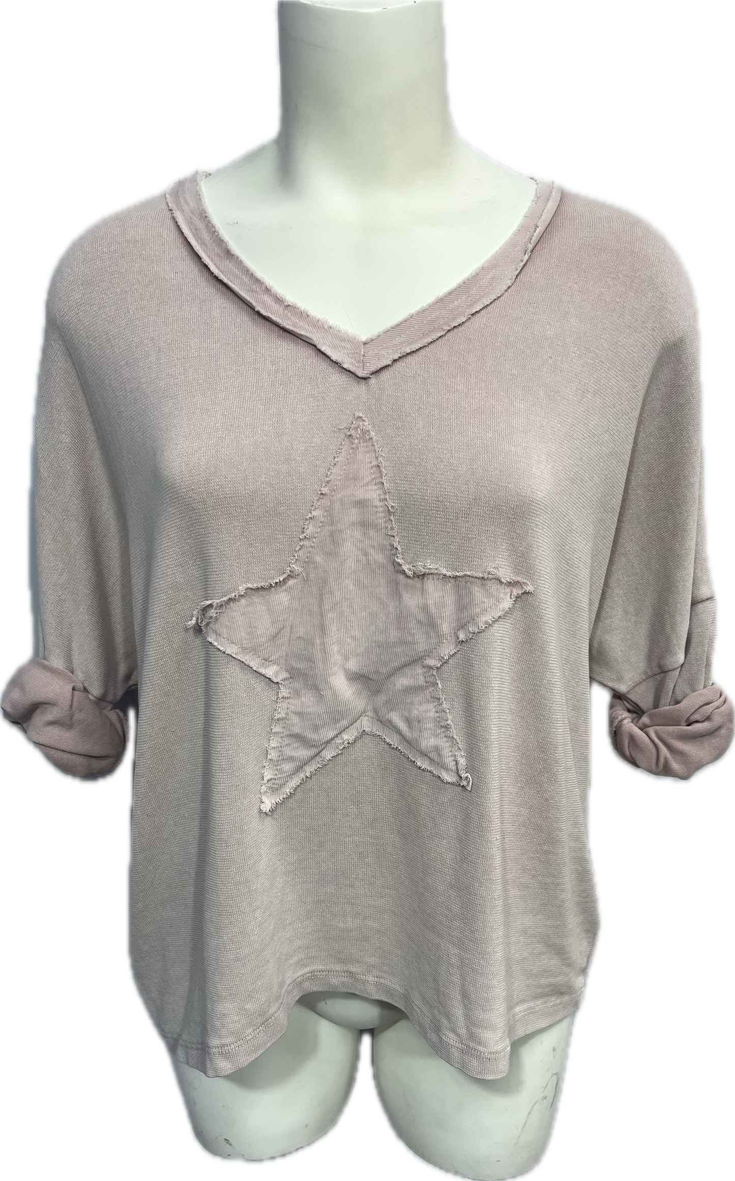 Star V-neck Top