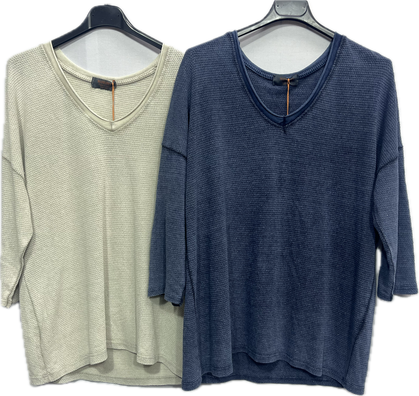 Cotton/Linen Long-Sleeve Top