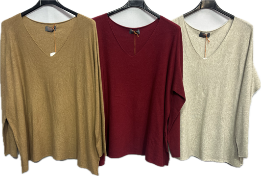 V neck sweatshirt