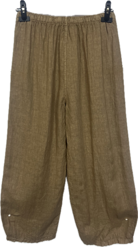 Gaucho Linen Pant