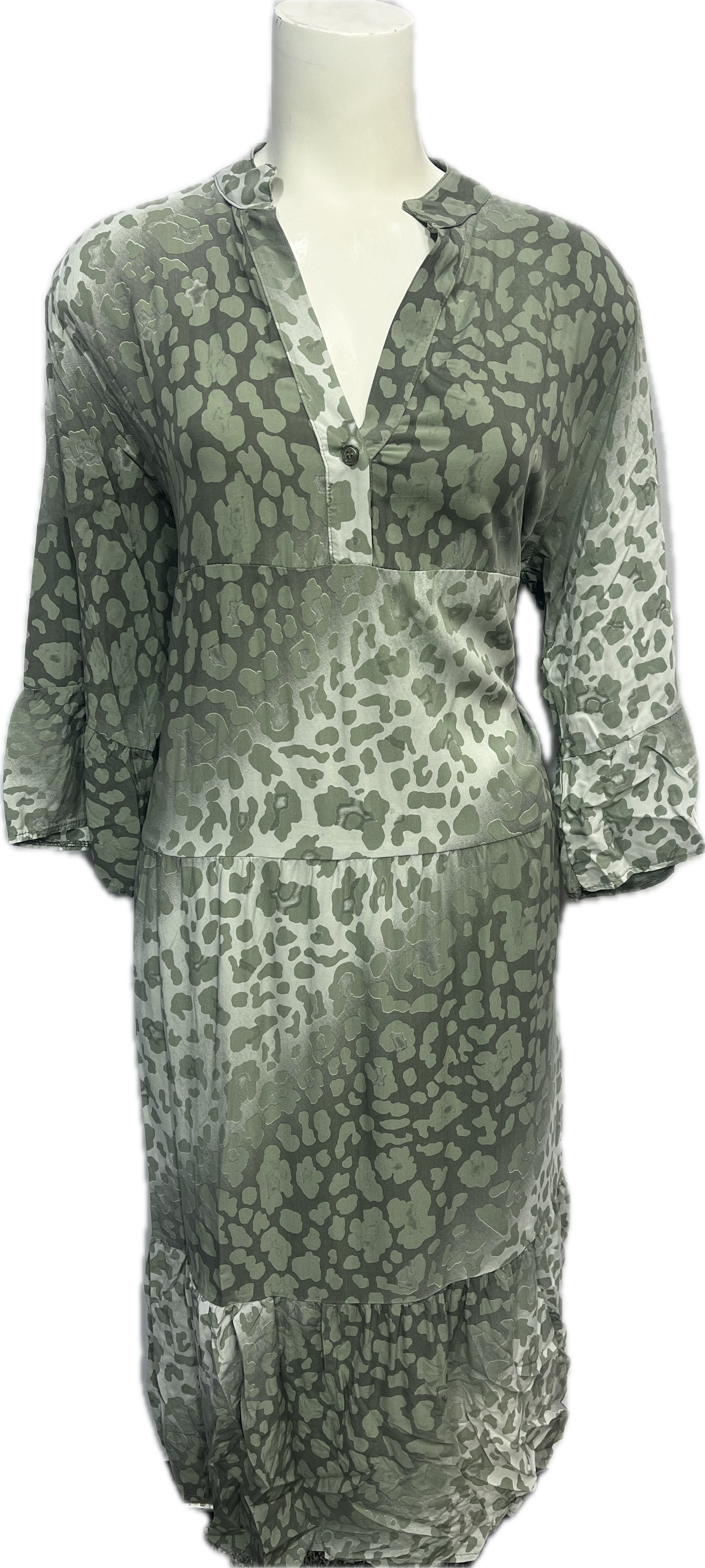 Viscose Leopard Print Dress