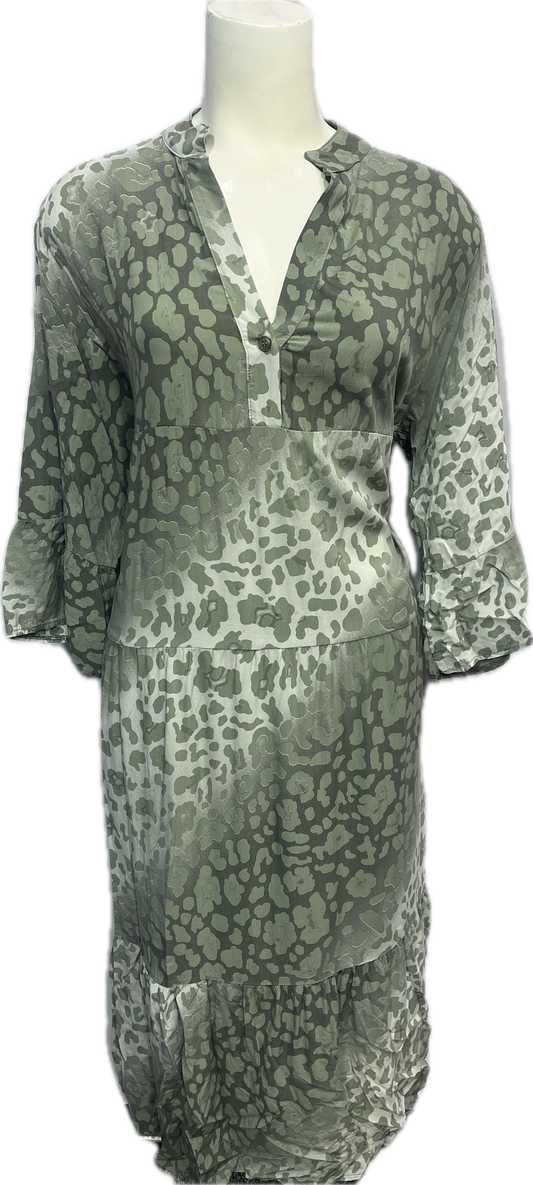 Viscose Leopard Print Dress