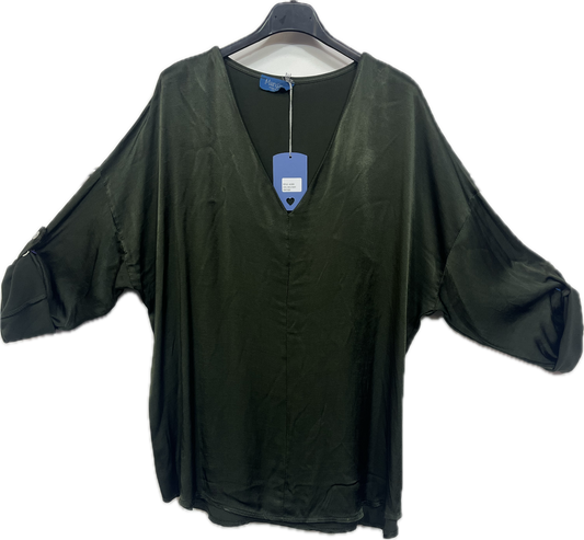 Long sleeve v neck top