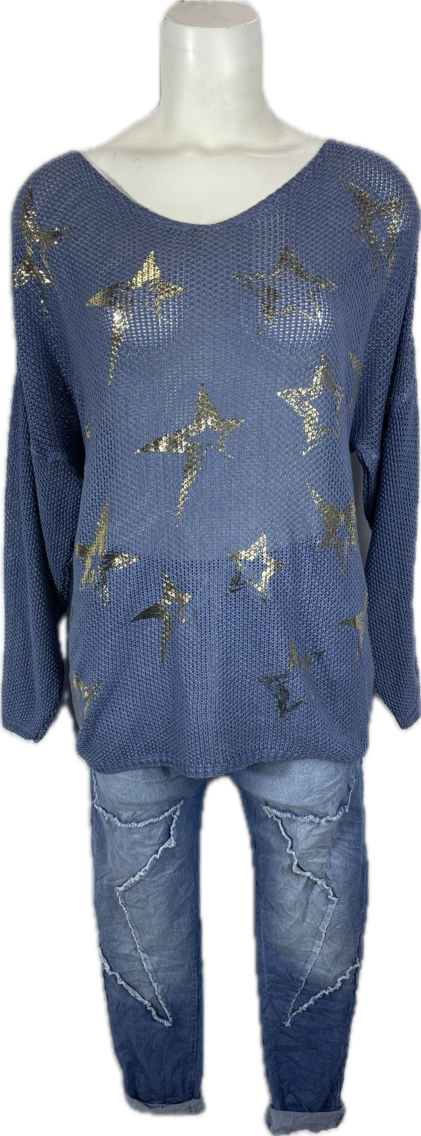 Lightweight Star Sweater
