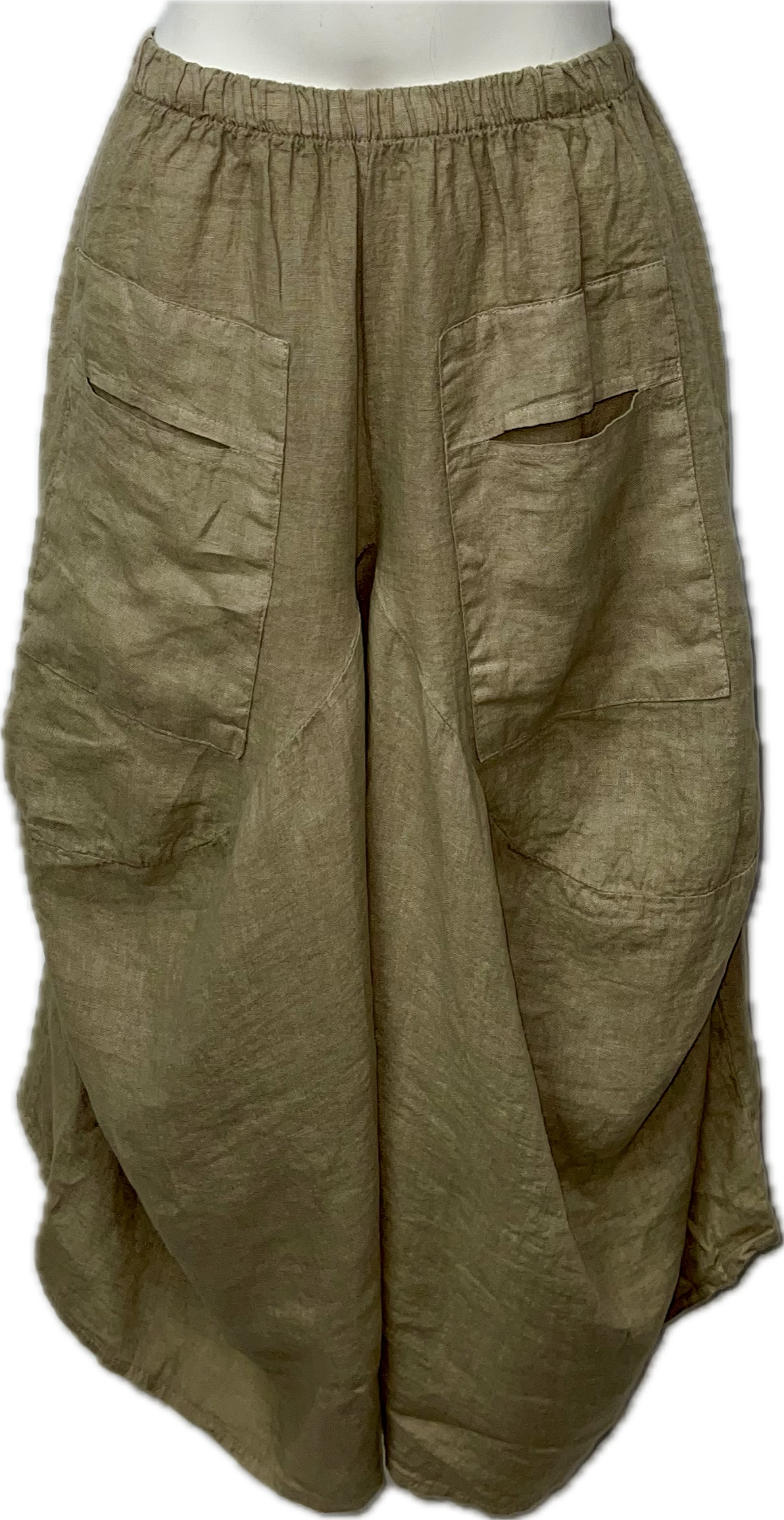 Linen Gaucho Pants