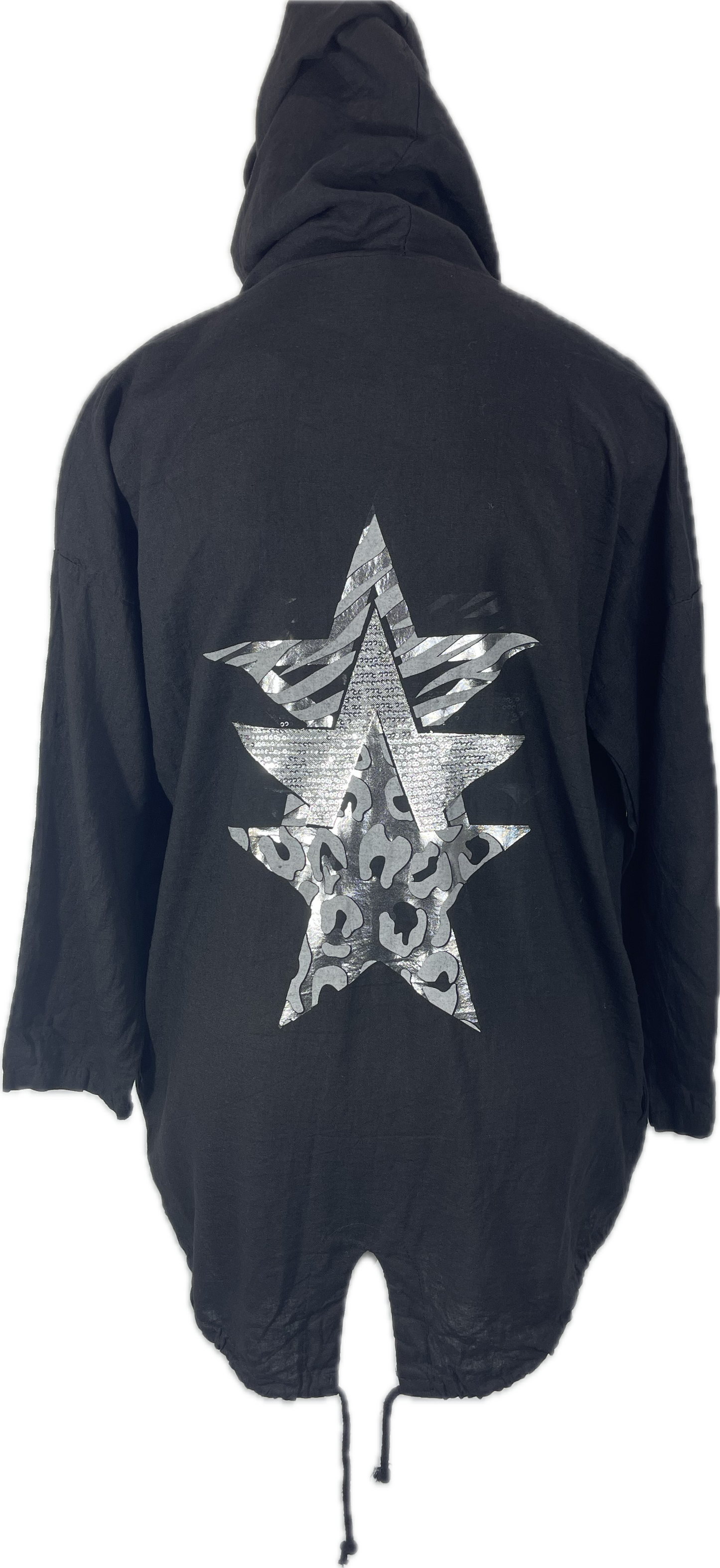 Triple Star Hooded Cardigan