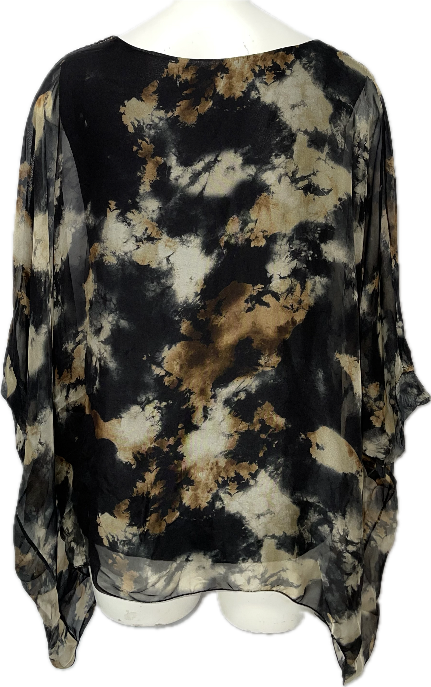 Silk Tie-Dye Top