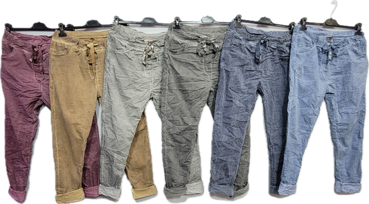 Washed Stretch Pants