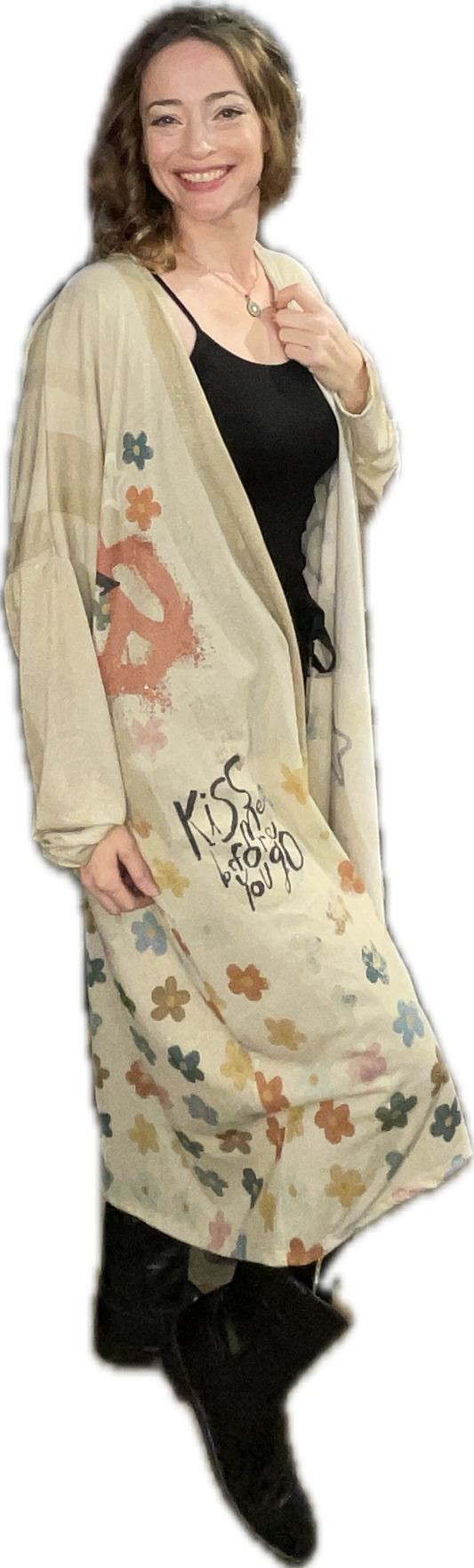 "Oh Joy" Peace Kimono