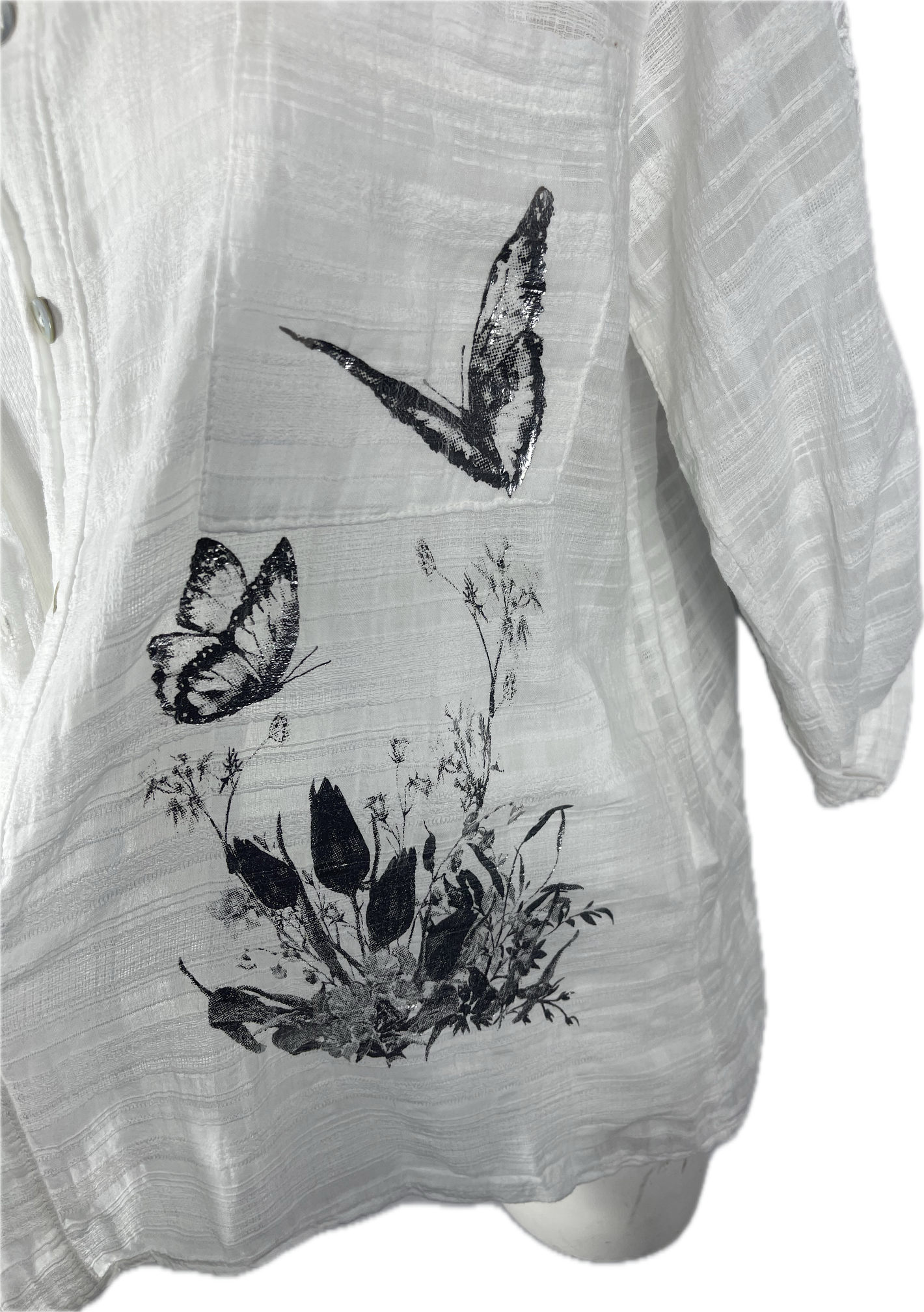 Butterfly Button-Up