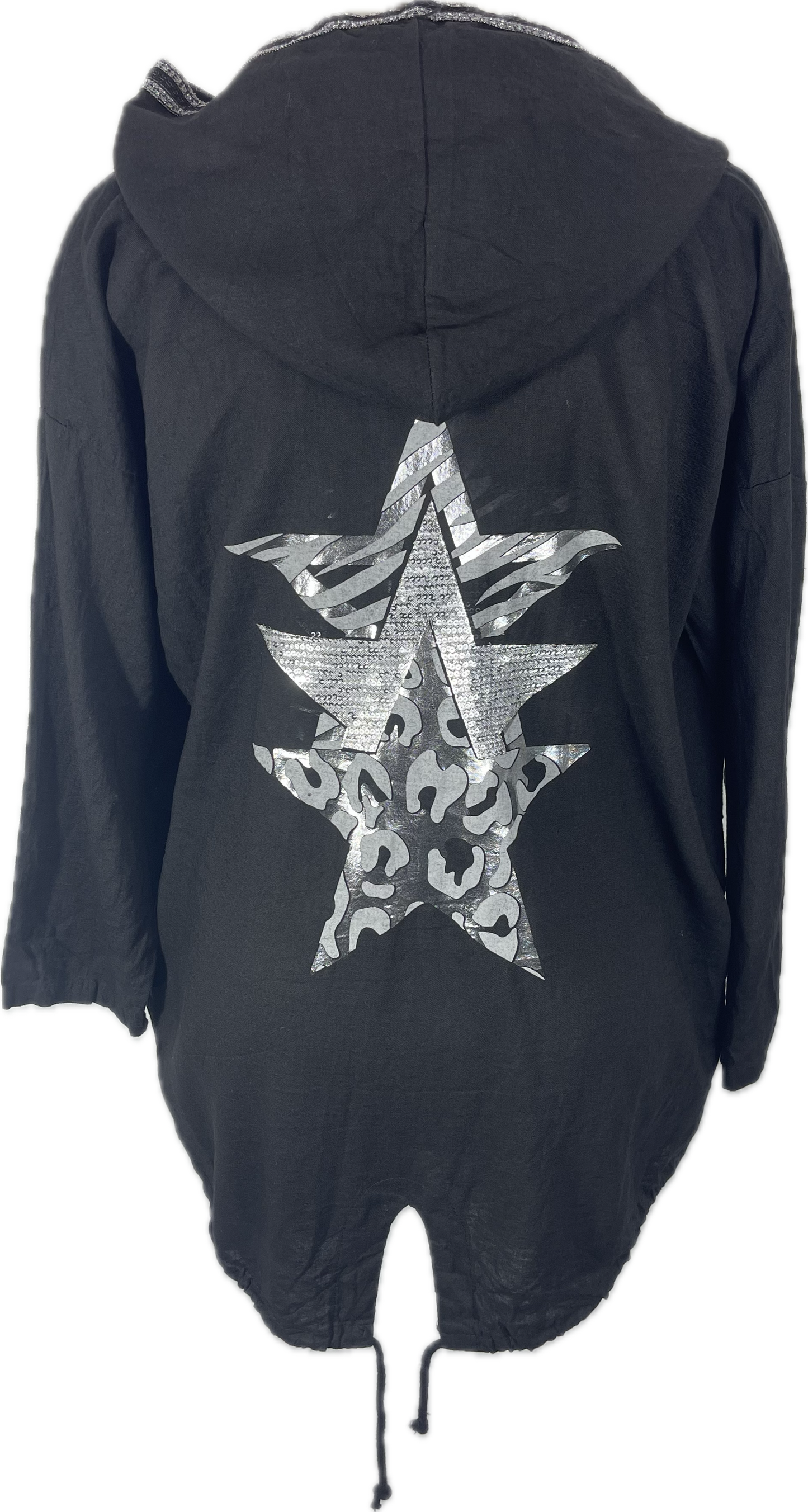 Triple Star Hooded Cardigan