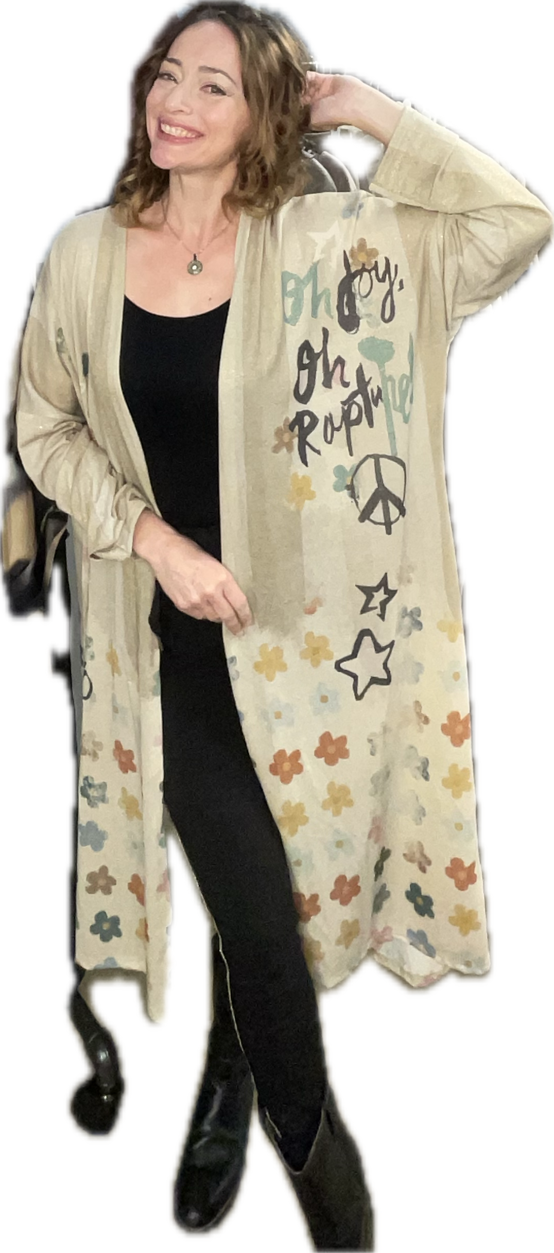 "Oh Joy" Peace Kimono