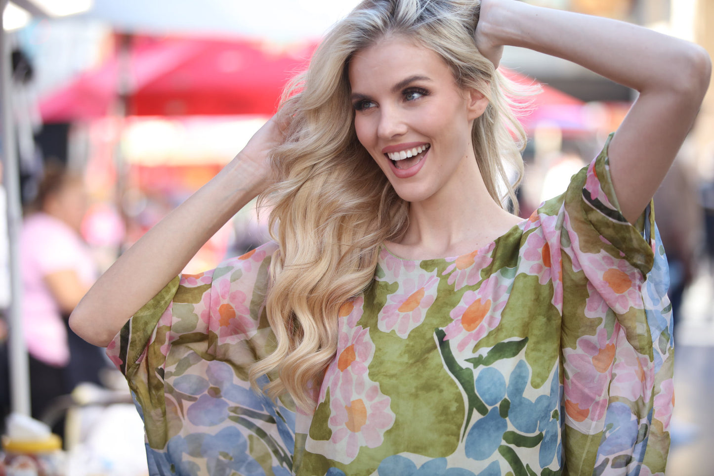 Meadow Bloom Silk Top