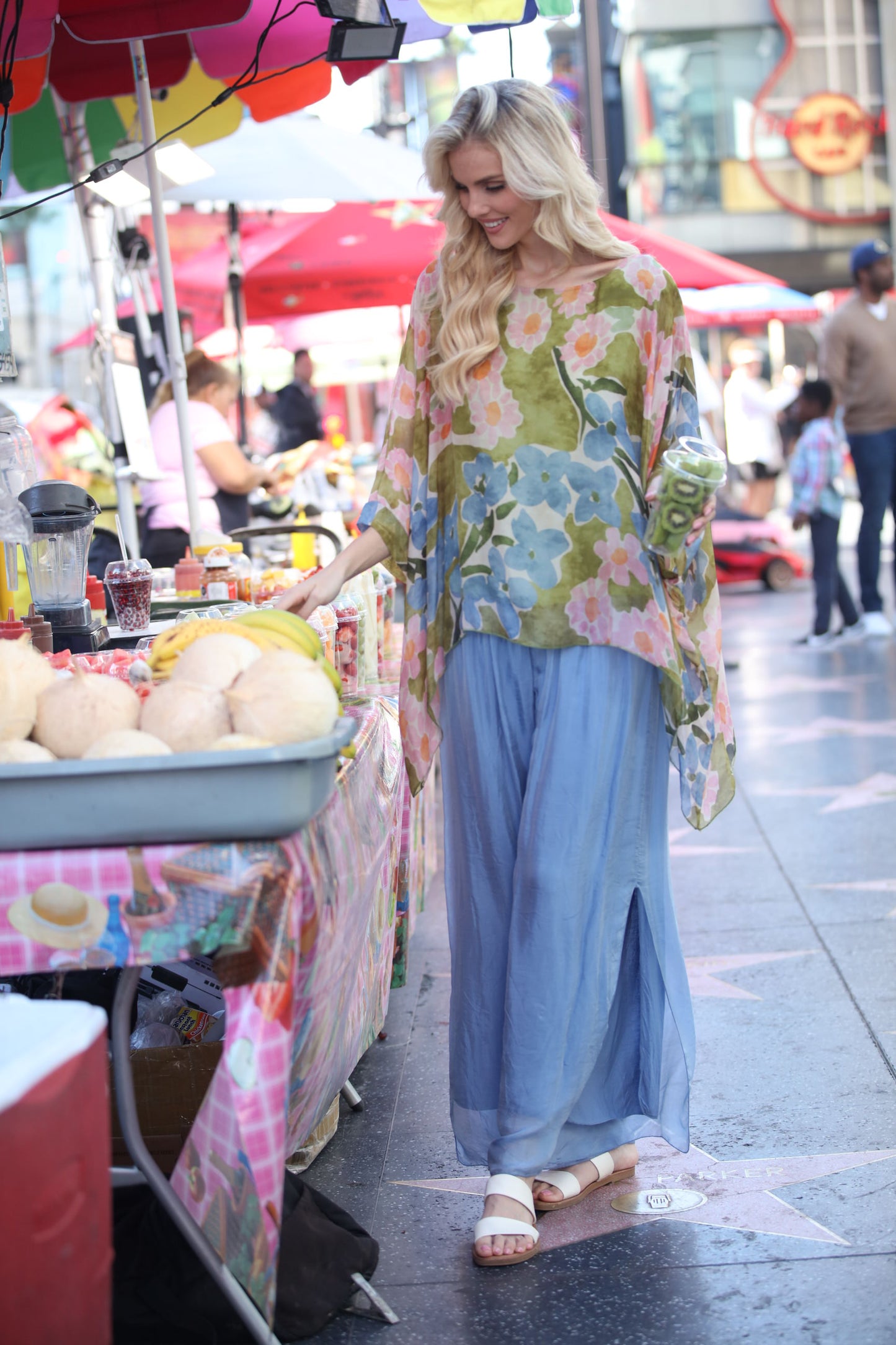 Meadow Bloom Silk Top