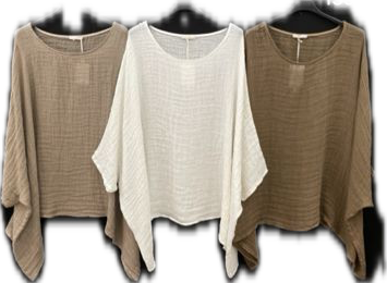 Linen Mesh Top