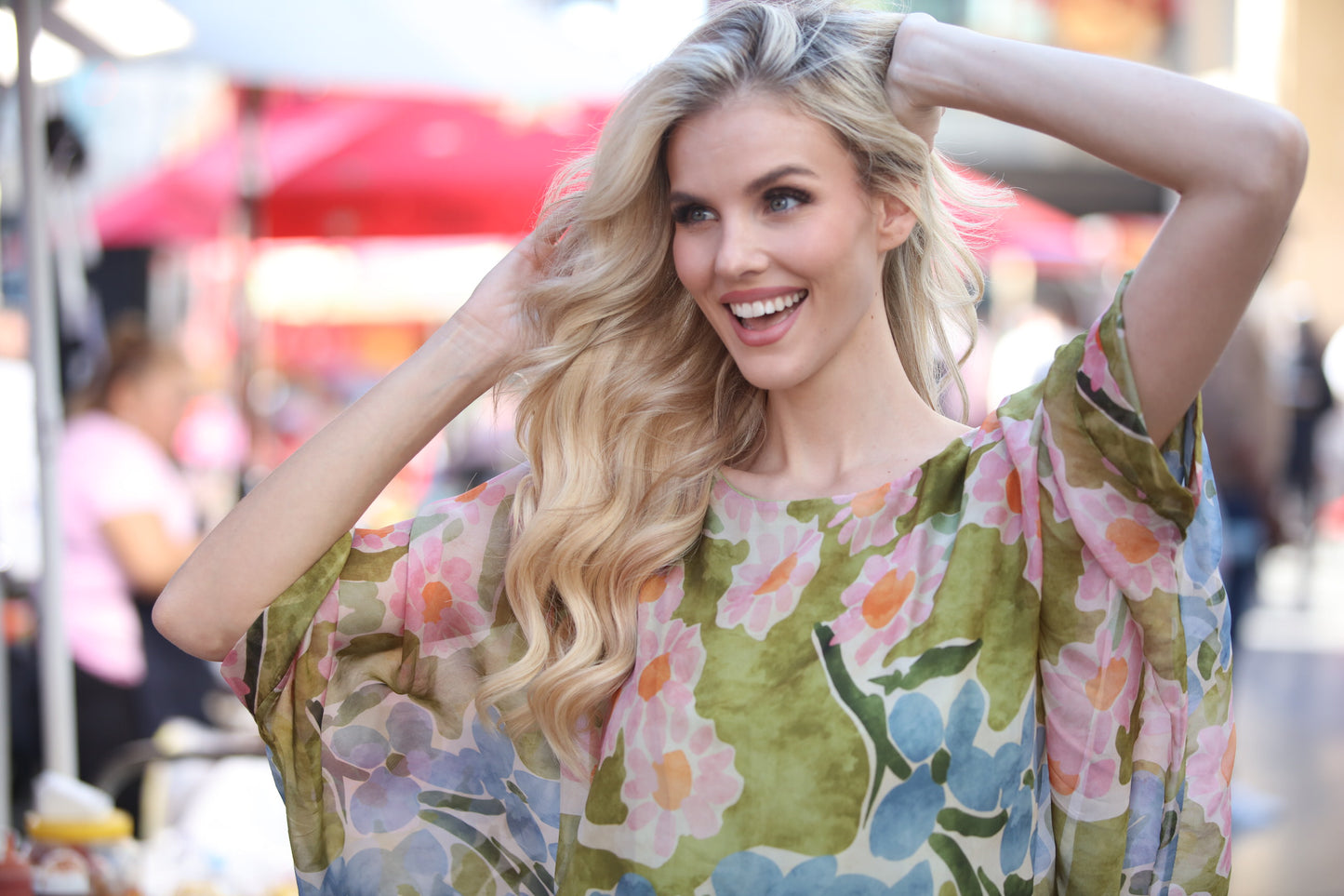 Meadow Bloom Silk Top