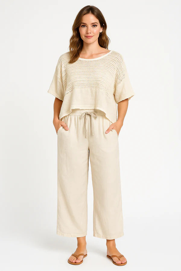 Linen French pants