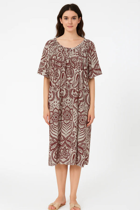 Floral Gauze Dress