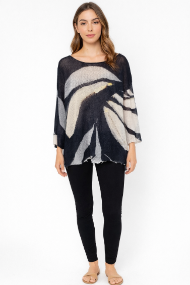 Monochrome Muse Mesh Top