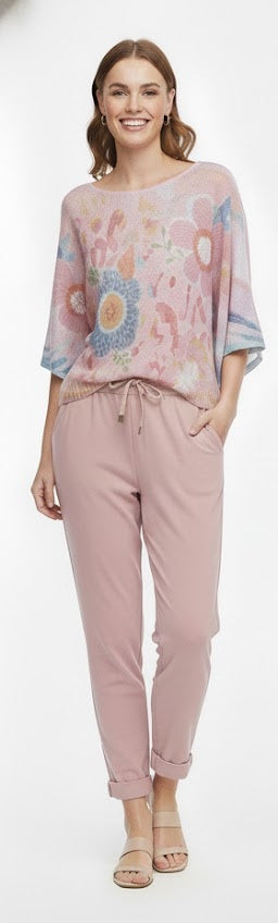 Soft Blossoms Mesh Top