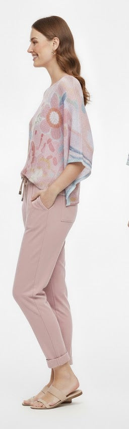 Soft Blossoms Mesh Top