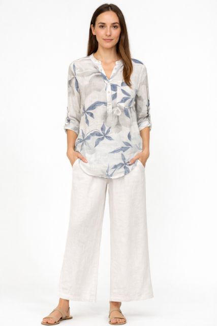 Linen Pants Floral Collection