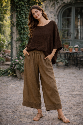 Earthy Linen Pant