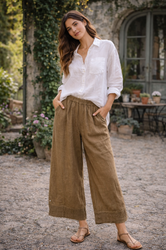 Earthy Linen Pant