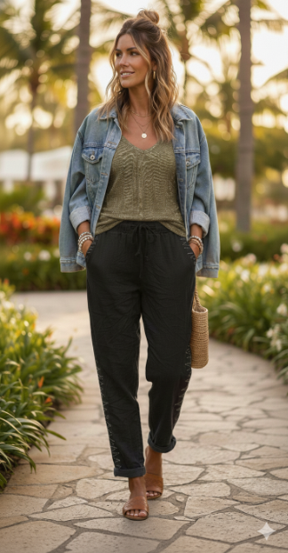 Sequin V-Neck Tank Tops