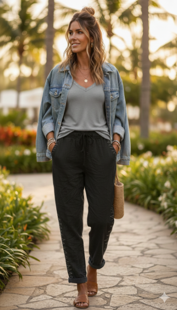 Sequin V-Neck Tank Tops