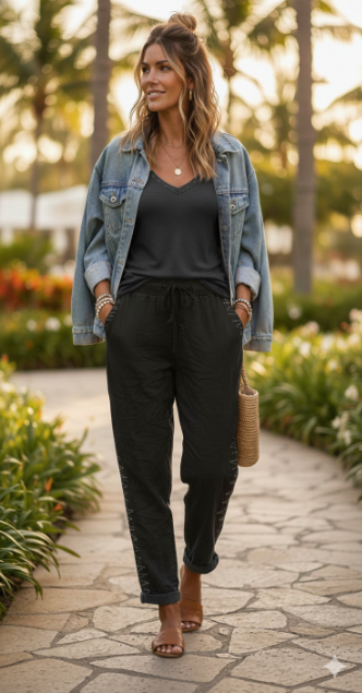 Sequin V-Neck Tank Tops