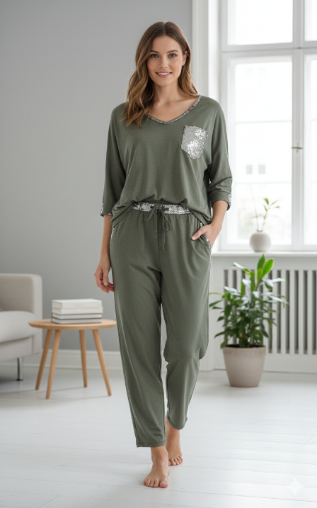 Sequin Lounge Pants