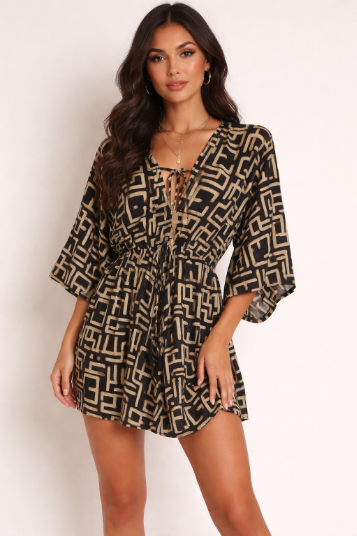 Bohemian Printed Dress