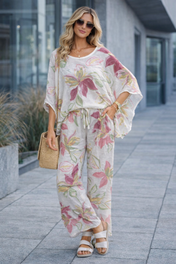 Linen Pants Floral Collection