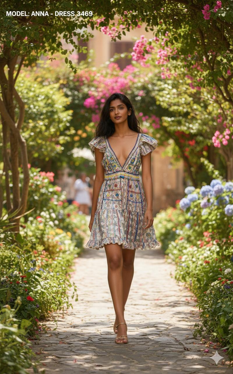 Mosaic Sequin Dress
