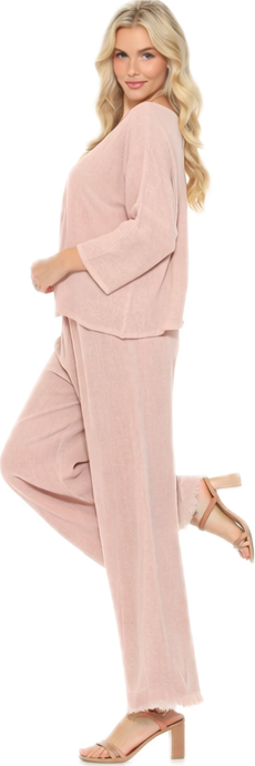 Frayed Gauze Pants