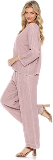 Frayed Gauze Pants