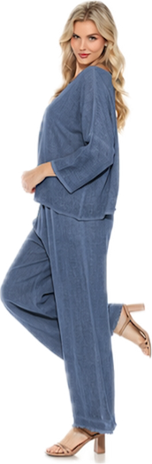 Frayed Gauze Pants